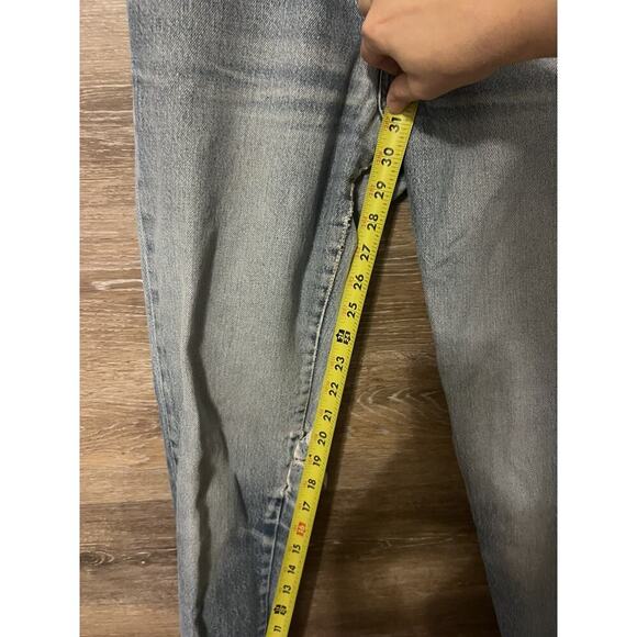 Vintage 90s Levi’s 501 Button Fly Denim Jean Womens Sz 24x31 Blue High Waist - Picture 7 of 13